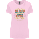 Through Christ  Christian Jesus God Cross Faith Womens Wider Cut T-Shirt Light Pink