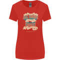 Through Christ  Christian Jesus God Cross Faith Womens Wider Cut T-Shirt Red