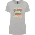 Through Christ  Christian Jesus God Cross Faith Womens Wider Cut T-Shirt Sports Grey