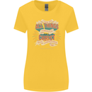Through Christ  Christian Jesus God Cross Faith Womens Wider Cut T-Shirt Yellow