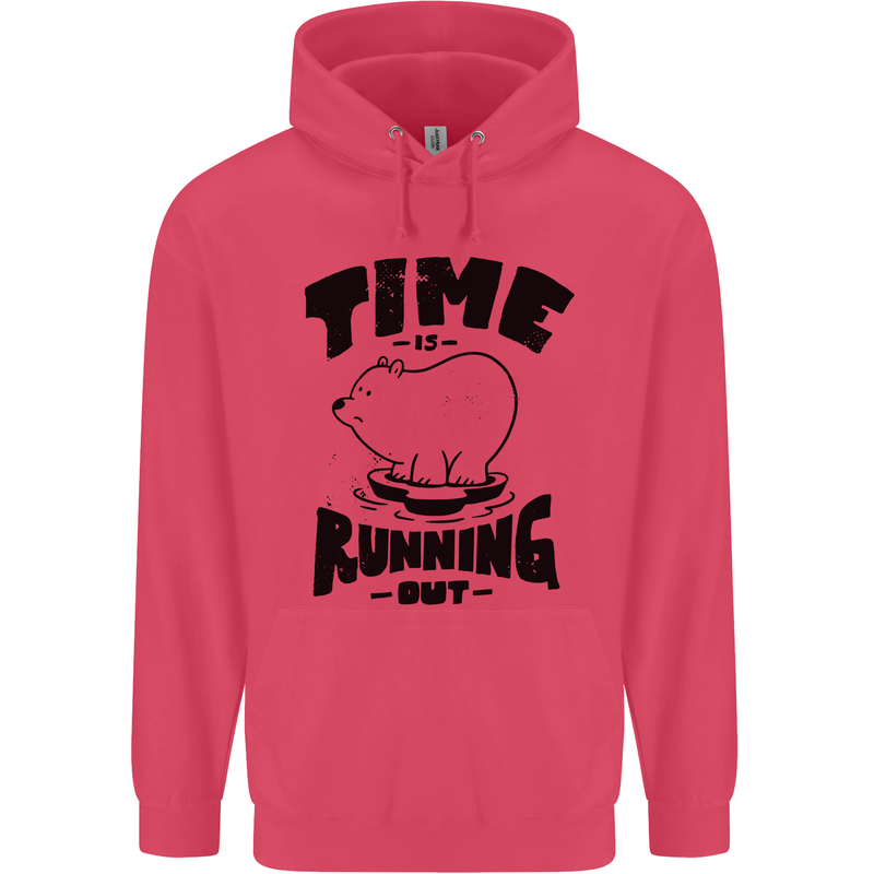 Time Running Out Climate Change Childrens Kids Hoodie Heliconia