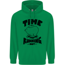 Time Running Out Climate Change Childrens Kids Hoodie Irish Green