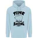 Time Running Out Climate Change Childrens Kids Hoodie Light Blue