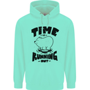 Time Running Out Climate Change Childrens Kids Hoodie Peppermint