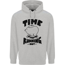 Time Running Out Climate Change Childrens Kids Hoodie Sports Grey