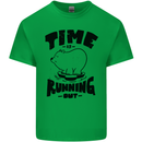 Time Running Out Climate Change Kids T-Shirt Childrens Irish Green