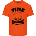 Time Running Out Climate Change Kids T-Shirt Childrens Orange