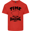 Time Running Out Climate Change Kids T-Shirt Childrens Red