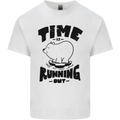 Time Running Out Climate Change Kids T-Shirt Childrens White