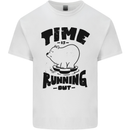 Time Running Out Climate Change Kids T-Shirt Childrens White