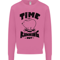 Time Running Out Climate Change Mens Sweatshirt Jumper Azalea