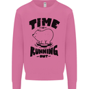 Time Running Out Climate Change Mens Sweatshirt Jumper Azalea
