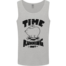 Time Running Out Climate Change Mens Vest Tank Top Sports Grey
