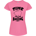 Time Running Out Climate Change Womens Petite Cut T-Shirt Azalea