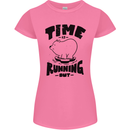 Time Running Out Climate Change Womens Petite Cut T-Shirt Azalea
