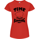 Time Running Out Climate Change Womens Petite Cut T-Shirt Red