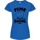 Time Running Out Climate Change Womens Petite Cut T-Shirt Royal Blue