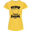 Time Running Out Climate Change Womens Petite Cut T-Shirt Yellow