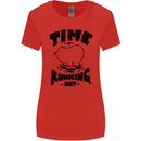 Time Running Out Climate Change Womens Wider Cut T-Shirt Red
