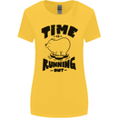 Time Running Out Climate Change Womens Wider Cut T-Shirt Yellow