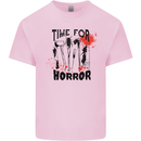 Time for Horror Halloween Serial Killer Murder Kids T-Shirt Childrens Light Pink