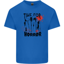 Time for Horror Halloween Serial Killer Murder Kids T-Shirt Childrens Royal Blue