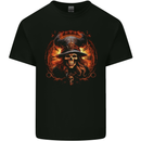 Time of the Witch Skull Kids T-Shirt Childrens Black