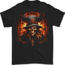 Time of the Witch Skull Mens T-Shirt 100% Cotton BLACK
