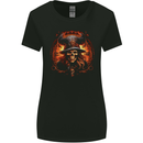 Time of the Witch Skull Womens Wider Cut T-Shirt Black