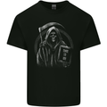 Time to Die Grim Reaper Kids T-Shirt Childrens Black