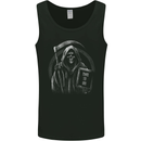 Time to Die Grim Reaper Mens Vest Tank Top Black