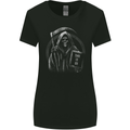 Time to Die Grim Reaper Womens Wider Cut T-Shirt Black