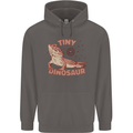 Tiny Dinosaur Funny Bearded Dragon Mens 80% Cotton Hoodie Charcoal