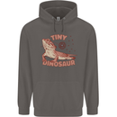Tiny Dinosaur Funny Bearded Dragon Mens 80% Cotton Hoodie Charcoal