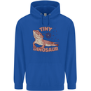 Tiny Dinosaur Funny Bearded Dragon Mens 80% Cotton Hoodie Royal Blue