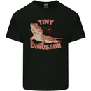 Tiny Dinosaur Funny Bearded Dragon Mens Cotton T-Shirt Tee Top Black