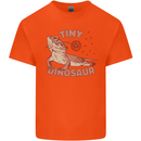 Tiny Dinosaur Funny Bearded Dragon Mens Cotton T-Shirt Tee Top Orange