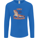 Tiny Dinosaur Funny Bearded Dragon Mens Long Sleeve T-Shirt Royal Blue