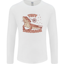 Tiny Dinosaur Funny Bearded Dragon Mens Long Sleeve T-Shirt White