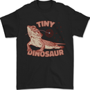 Tiny Dinosaur Funny Bearded Dragon Mens T-Shirt 100% Cotton Black