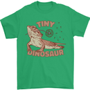 Tiny Dinosaur Funny Bearded Dragon Mens T-Shirt 100% Cotton Irish Green