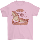 Tiny Dinosaur Funny Bearded Dragon Mens T-Shirt 100% Cotton Light Pink