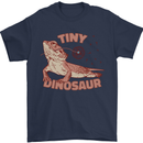 Tiny Dinosaur Funny Bearded Dragon Mens T-Shirt 100% Cotton Navy Blue