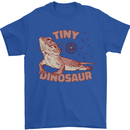 Tiny Dinosaur Funny Bearded Dragon Mens T-Shirt 100% Cotton Royal Blue