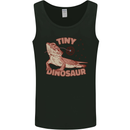 Tiny Dinosaur Funny Bearded Dragon Mens Vest Tank Top Black