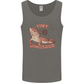 Tiny Dinosaur Funny Bearded Dragon Mens Vest Tank Top Charcoal