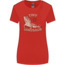 Tiny Dinosaur Funny Bearded Dragon Womens Wider Cut T-Shirt Red