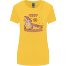 Tiny Dinosaur Funny Bearded Dragon Womens Wider Cut T-Shirt Yellow