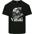 To Valhalla Viking Warrior Odin Mens Cotton T-Shirt Tee Top Black