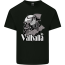 To Valhalla Viking Warrior Odin Mens Cotton T-Shirt Tee Top Black